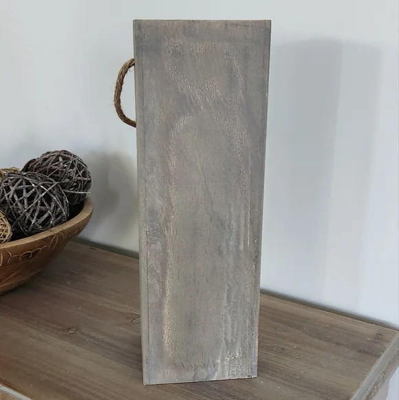 Decorative Wedding Wine Bottle Box – Demdaco Wooden Lanern Keepsake marriage💍🍷 - Picture 5 of 16